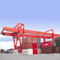 Capacità pesante di Crane To Lift Shipping Container del cavalletto provisto di pneumatici trifase