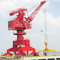 Bacino portale 80t di Crane Shipyard Container Jib Luffing del porto mobile