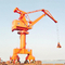 Bacino portale 80t di Crane Shipyard Container Jib Luffing del porto mobile