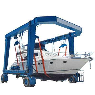 Sistema di controllo di 100 Ton Yacht Gantry Crane Electric Marine Boat Lift
