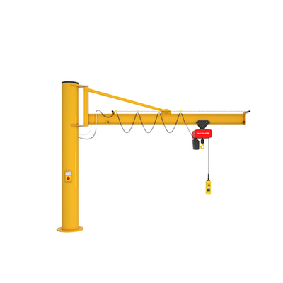 Controllo remoto a pavimento Jib gru montata sollevamento elettrico per officina