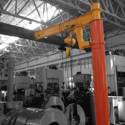 Controllo remoto a pavimento Jib gru montata sollevamento elettrico per officina